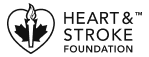 The Heart & Stroke Foundation logo.